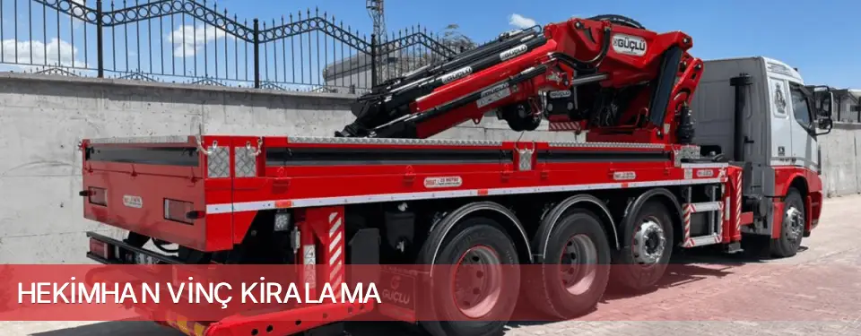 Hekimhan İlçemi Vinç Kiralama
